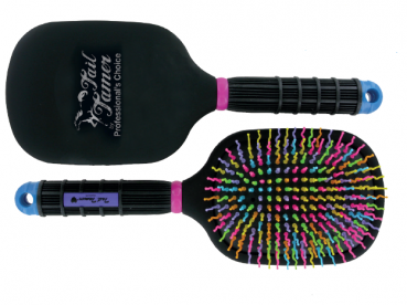 Tail Tamer Paddle Brush rainbow groß
